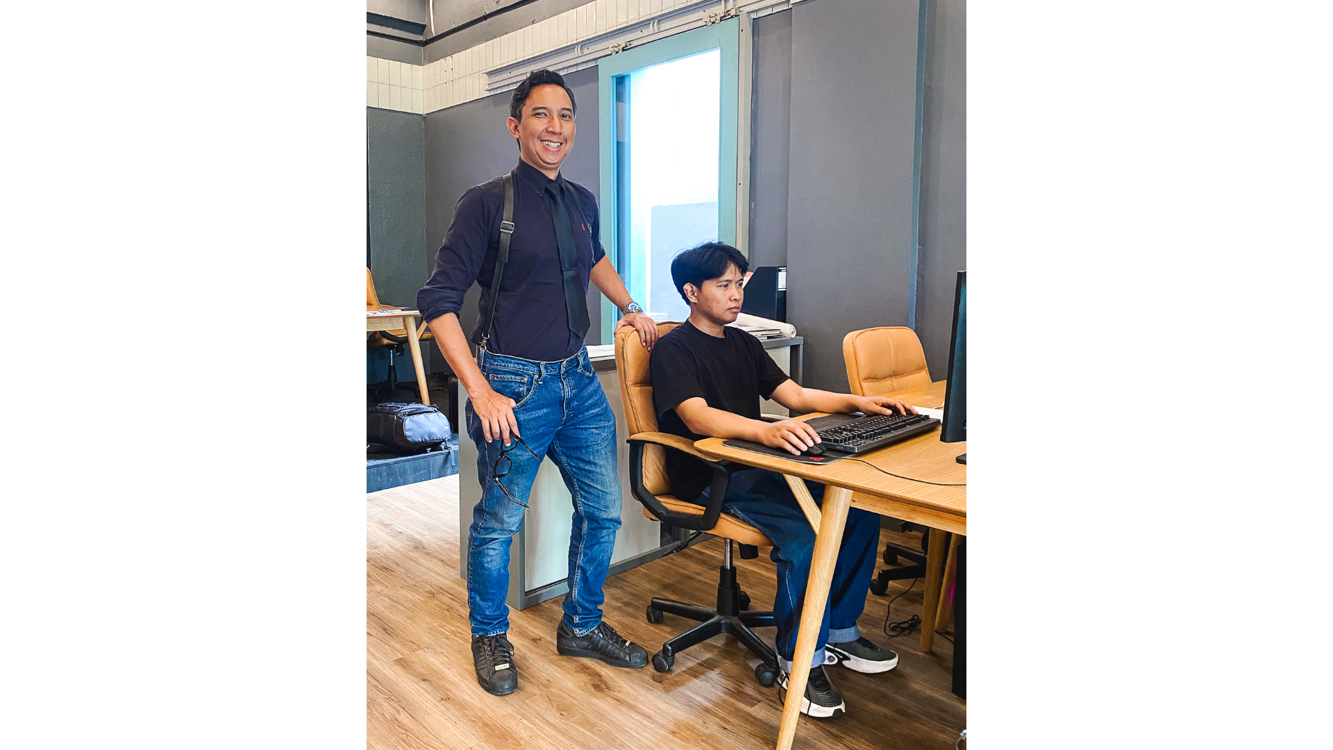 Professional construction team